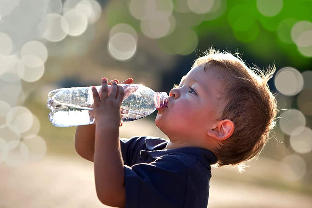 Do your kids have a favorite water bottle? My son has started