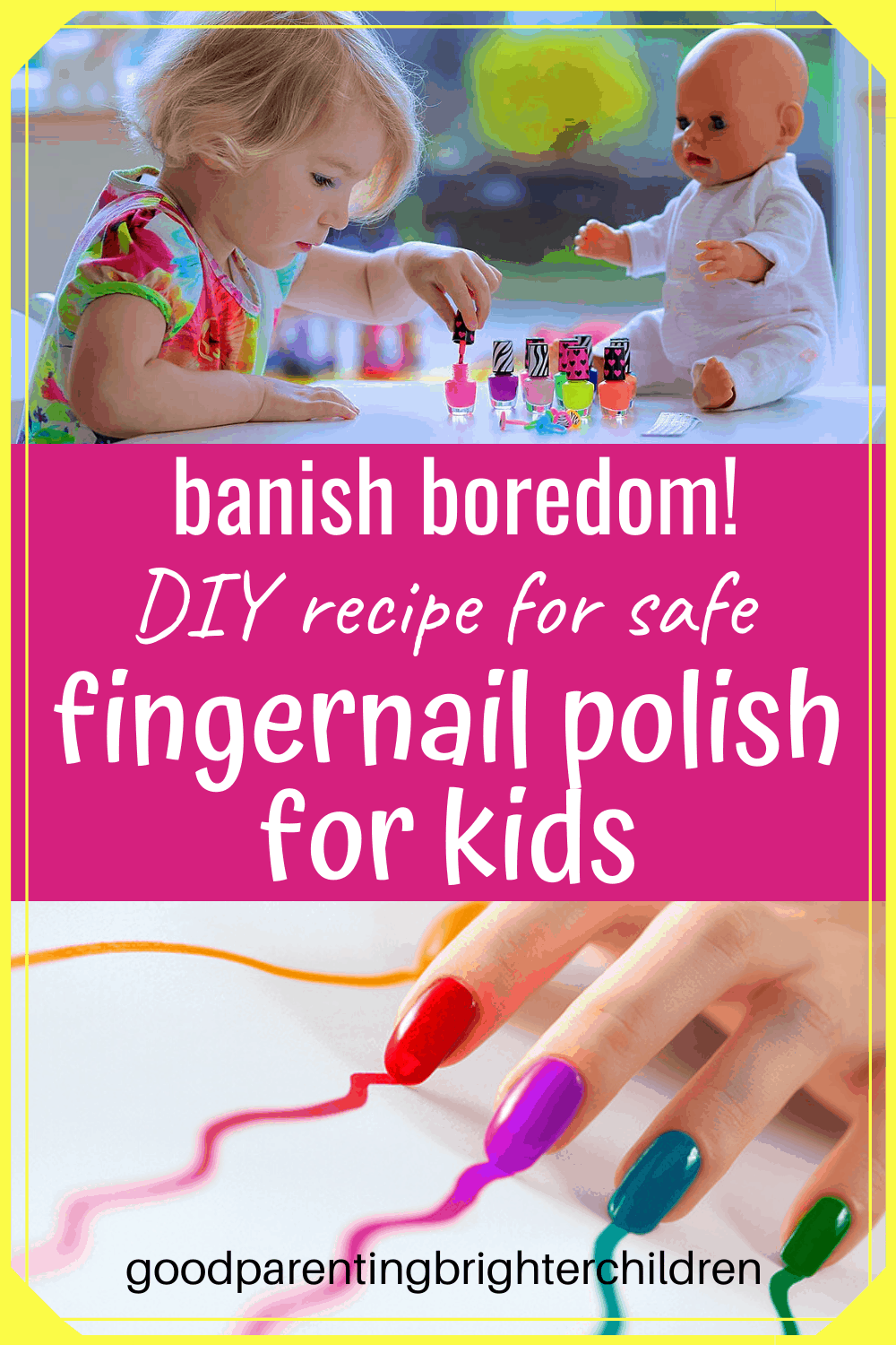 How to Make Fun, Fabulous & Safe Fingernail Polish with Your Kids