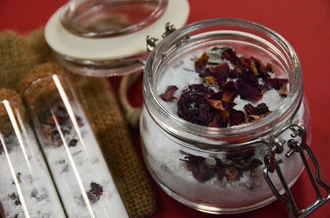 DIY bath salts for aches and pains